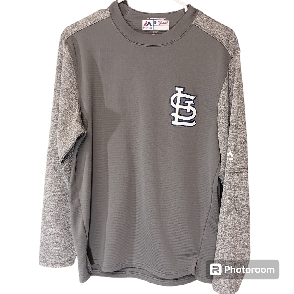 St. Louis Cardinals Majestic Mens Authentic Collection On-Field Tech pullover S